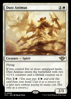 Dust Animus Light Play, English Magic the Gathering MTG Outlaws of Thunder Jucti - Image 1