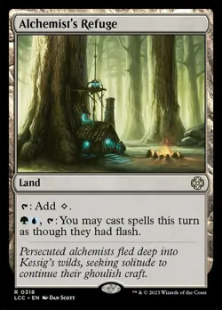 Alchemist's Refuge Light Play, English Magic the Gathering MTG Commander: The Lo - Image 1