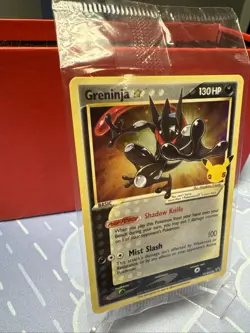 Pokemon Greninja Gold Star SEALED SWSH144 Holo Celebrations NM #10 - Image 2