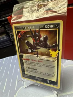 Pokemon Greninja Gold Star SEALED SWSH144 Holo Celebrations NM #10 - Image 3