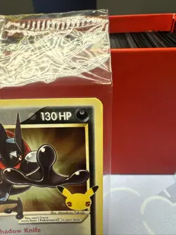 Pokemon Greninja Gold Star SEALED SWSH144 Holo Celebrations NM #10 - Image 5