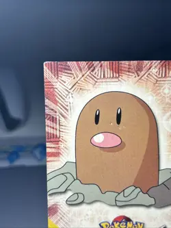 #50 Diglett Topps Pokemon Non Holo Red Label Tv Animated Series - Image 2