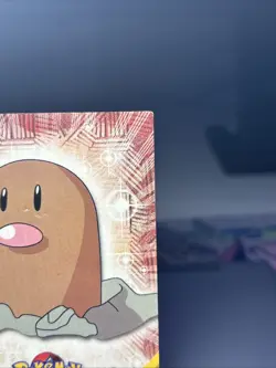 #50 Diglett Topps Pokemon Non Holo Red Label Tv Animated Series - Image 3