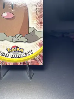 #50 Diglett Topps Pokemon Non Holo Red Label Tv Animated Series - Image 4