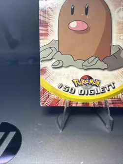 #50 Diglett Topps Pokemon Non Holo Red Label Tv Animated Series - Image 5