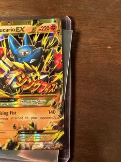 Pokemon TCG Mega Lucario EX 2014 Secret Rare Holo Card 113/111 XY Furious Fists - Image 5