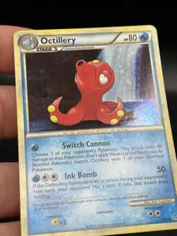 Pokemon Card: Octillery HOLO 6/95 HGSS Unleashed Set Rare! LP+ AM3 - Image 3
