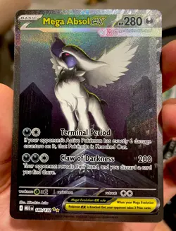 Pokemon Mega Evolution Mega Absol EX 180/132 Special Illustration Rare - Image 1