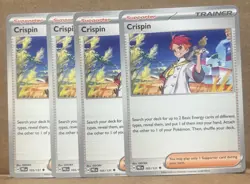 4x Crispin 133/142 x4 - Pokemon TCG - Uncommon - Playset - Image 1