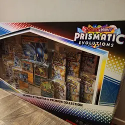 Pokemon TCG Prismatic Evolutions Lucario Ex + Tyranitar Ex Premium Collection - Image 3