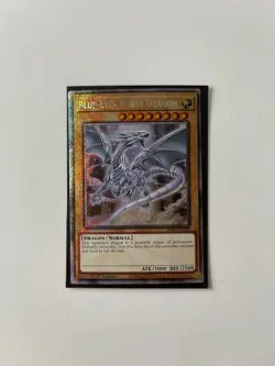 Yugioh Blue-Eyes White Dragon (8th Art) (Platinum Secret Rare) RA04-EN108 NM - Image 1
