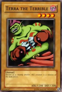 Terra the Terrible - LOB-080 - NM/VLP - Common - Unlimited - Yugioh - Image 1