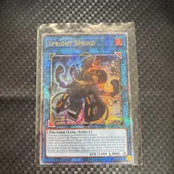 YUGIOH ** SPRIGHT SPRIND ** QUARTER CENTURY SECRET RARE NM BLTR-EN095 - Image 1