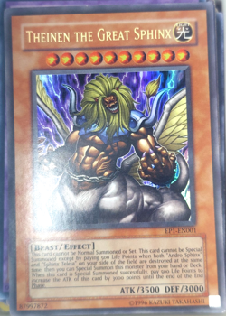 Yugioh Theinen the Great Sphinx EP1-EN001 Trading Card Game TCG - Image 1