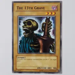 The 13th Grave - LOB-014 - NM/VLP - Common - Unlimited - Yugioh - Image 1
