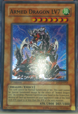 Yugioh Armed Dragon LV7 DP2-EN012 Trading Card Game TCG 1st Ed. - Image 1