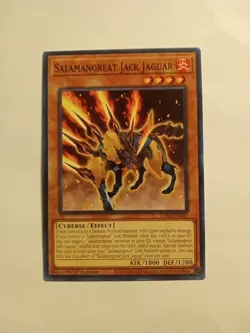 Yugioh Salamangreat Jack Jaguar Ld10-en047 Legendary Duelist Soulburning Volcano - Image 1