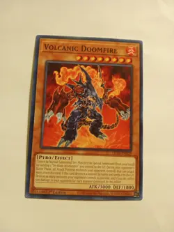Yugioh Volcanic Doomfire Ld10-en029 CommonLegendary Duelist Soulburning Volcano - Image 2