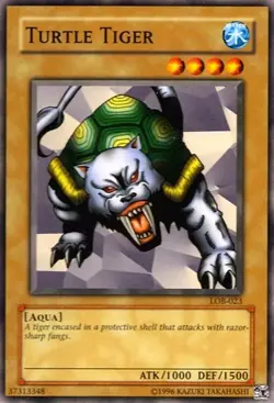 Turtle Tiger - LOB-023 - NM/VLP - Common - Unlimited - Yugioh - Image 1