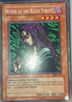 Yugioh Witch of the Black Forest MRD-116 Trading Card Game TCG - Image 1
