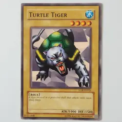 Turtle Tiger - LOB-EN023 - NM/VLP - Common - Unlimited - Yugioh - Worldwide Eng - Image 1