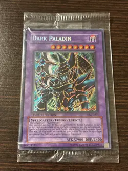 YUGIOH DARK PALADIN DMG-001 Secret Rare Promo SEALED LIMITED EDITION - Image 1