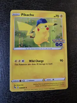 Pokemon Card - Pikachu - Pokemon Go Sealed Promo English 028/078 Holo Mint - Image 1