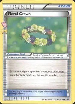 2x (GEN-RC26) Floral Crown (Radiant Collection) Pokemon Generations Card # RC26 - Image 1