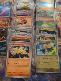 Lot Of 158 Pokemon Cards, Surging Sparks, Destined Rivals - Image 3