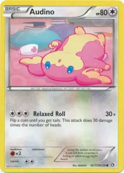 2x (BW11-RC17) Audino (C) Pokemon B&W Legendary Treasures Card # RC17 - Image 1