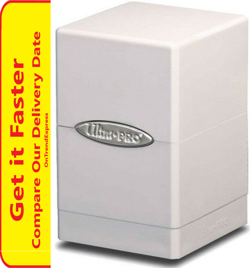 ULTRA PRO WHITE SATIN TOWER DECK BOX New Card Dice Compartment MTG - Image 1