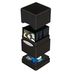 ULTRA PRO WHITE SATIN TOWER DECK BOX New Card Dice Compartment MTG - Image 2