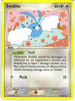 2x (DEOXYS-079) Swablu (C) Pokemon EX Deoxys Card # 79 - Image 1