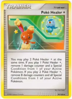 2x (pok-SF-090) Poke Healer + (U) Pokemon D&P Stormfront Card # 90 - Image 1