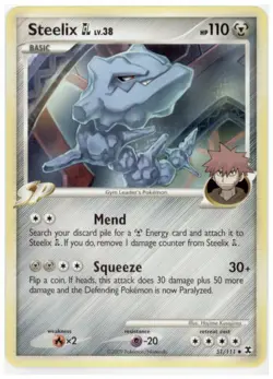 2x (pok-RR-051) Steelix GL (U) Pokemon Rising Rivals Card # 51 - Image 1