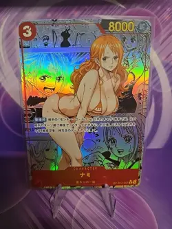 One Piece Nami Sexy Bikini Anime Waifu Girl Lewd Doujin Goddess Art Card TCG FS - Image 3