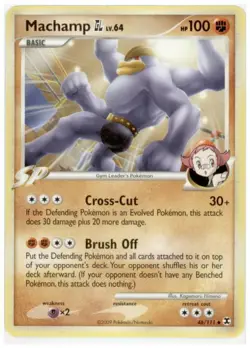 2x (pok-RR-046) Machamp GL (U) Pokemon Rising Rivals Card # 46 - Image 1