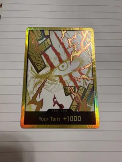 One Piece Card Game Shanks Gold DON!! Card The Best Vol.2 PRB-02 English - Image 1