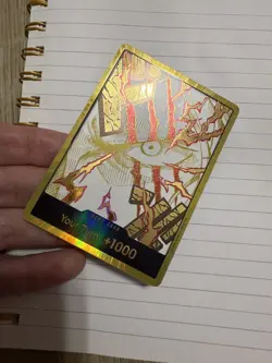One Piece Card Game Shanks Gold DON!! Card The Best Vol.2 PRB-02 English - Image 3