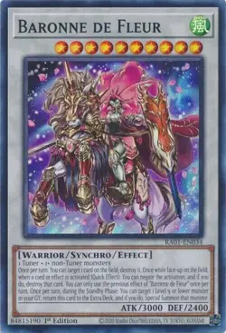 Baronne de Fleur - RA01-EN034 - Super Rare - Yugioh TCG Card - Image 1