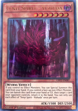 Yugioh Tenyi Spirit - Vishuda GFP2 EN087 Ultra Rare 1st Edition YuGiOh TCG Card - Image 1