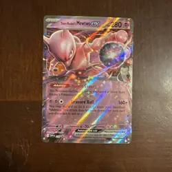 Team Rocket's Mewtwo ex Promo SV: Scarlet & Violet Promo Cards 216 NM Holo - Image 1