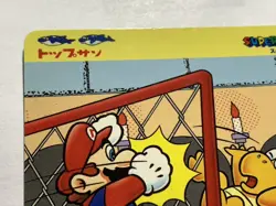 Super Mario World Card Nintendo made in Japan Banpresto 1993 Vintage Metro #13 - Image 3