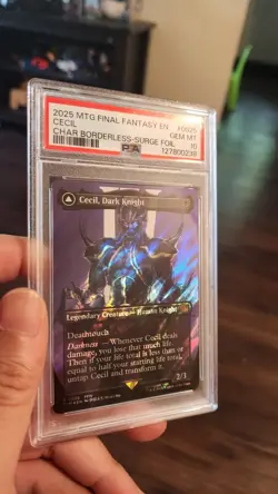 PSA 10 Surge Foil Final Fantasy Cecil Dark Knight Paladin FF4 FF2 MTG - Image 1