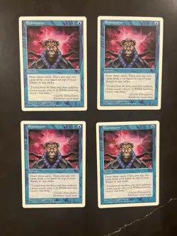 4x Brainstorm x4 - 5th Edition - MTG Magic - NM Playset - Image 1