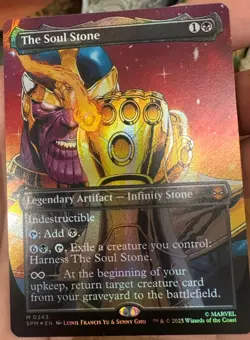 The Soul Stone (Borderless) Marvel's Spider-Man Foil - Image 1