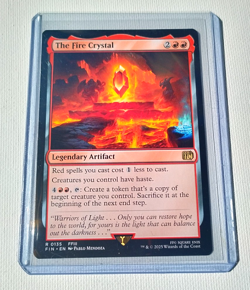 The Fire Crystal Final Fantasy Regular NM Magic The Gathering 🔥🔥🔥 - Image 1