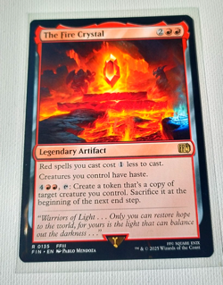 The Fire Crystal Final Fantasy Regular NM Magic The Gathering 🔥🔥🔥 - Image 2