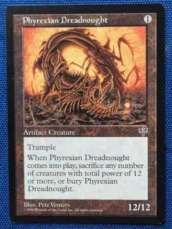 Phyrexian Dreadnought MTG Mirage unplayed - Image 1