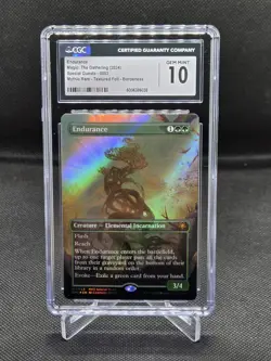 MTG Modern Horizons 3 Textured Foil Endurance 0053 CGC Gem Mint 10 - Image 1
